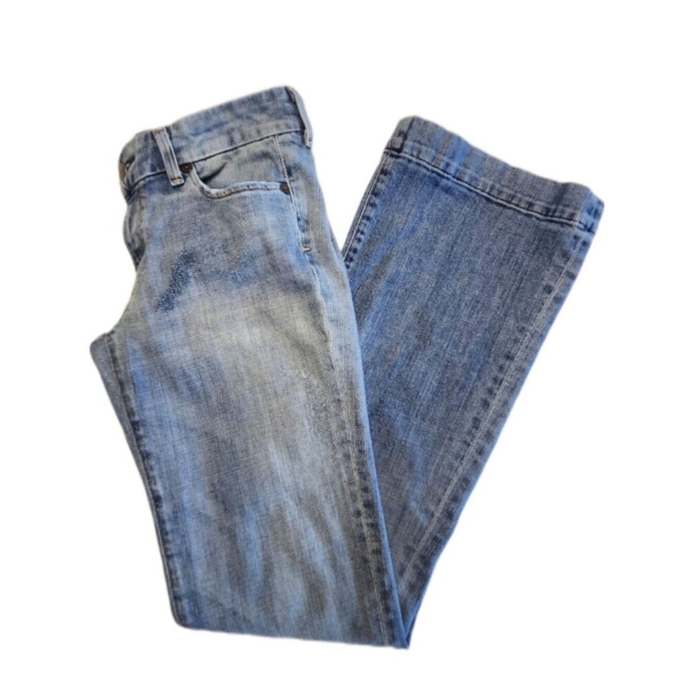 Citizens Of Humanity Dunaway Stretch #087 Low Waist Full Leg Light Wash, 28